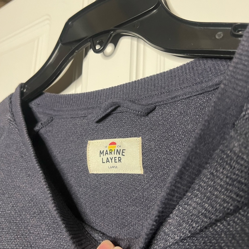 Marine Layer Terry Cloth Crewneck Sweatshirt - Picture 6 of 10